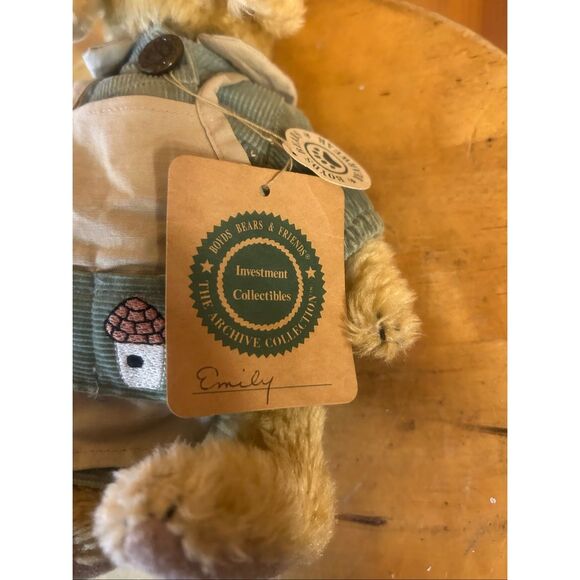 Boyds Bears "Emily Babbit" 8" Brown Bunny Rabbit Bailey Friends Retired 1997 (58 - Picture 7 of 7